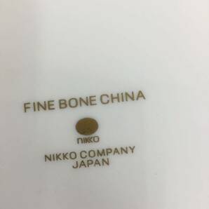 【12728】NIKKO COMPANY JAPAN 洋食器 FINE BONE CHINA お皿 プレートセット プレート 大皿 食器 の画像6