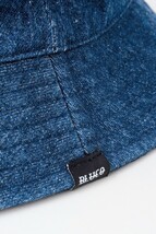 BLUCO WORK GARMENT/ブルコ 143-62-001/HAT-MINI PATCH/カラー(Denim)、サイズF、新品、税込価格、送料無料_画像4