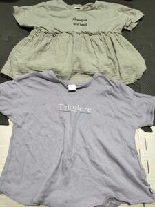 【最終値下げ】used 3回ほど着用 tete a tate バースデイ キッズ 半袖Tシャツ Tシャツ 110サイズ