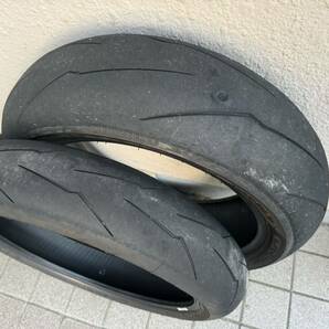 ★ PIRELLI DIABLO SUPER CORSA V3 ピレリ ディアブロ スーパーコルサ V3 SP F120/70ZR-17 R200/55-17 難あり 中古品！！の画像1