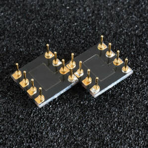 MUSES05 1回路8ピンDIP化 (超)ローハイト仕様 オーディオ用オペアンプ 2個セット ハイグレードコンデンサー装着2回路化アダプター付き bの画像2