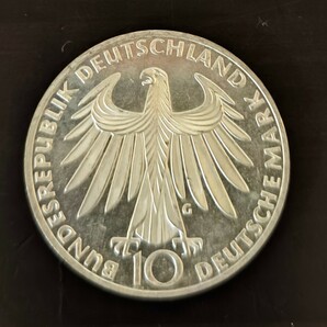 ミュヘンオリンピック記念銀貨 10マルク銀貨 ドイツ 銀貨 の画像1