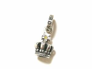 ☆限定 本物 正規品 ロイヤルオーダー Tiny Crown w/ Yellow Diamond タイニークラウン ウィズ イエローダイヤモンド シルバー925☆