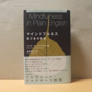 マインドフルネス 気づきの瞑想 帯付