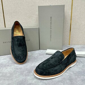 ブルネロクチネリ　BRUNELLO CUCINELLI メンズ　ローファー　スエード　レザー　スリッポン　靴　シューズ　39-44　サイズ選択可能　4211