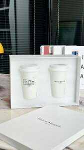 Maison Margiela マルタンマルジェラ　セラミックカップ　２個セット　コーヒーカップ　ギフトボックス　マグカップ　MM6　3609