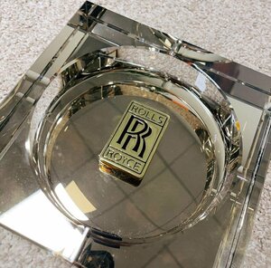 Rolls Royce ロールスロイス クリスタル 水晶 灰皿　シガー タバコ　ゴールド