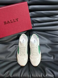 美品！　BALLY　バリー　スニーカー　色合わせ　スポーツ　レザー　牛革　靴　シューズ　39-44　サイズ選択可能　3977
