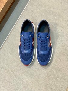 美品！　BALLY　バリー　スニーカー　スポーツ　メッシュ　レザー　牛革　靴　シューズ　39-44　サイズ選択可能　3981