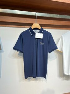 送料無料　ブルネロクチネリ　BRUNELLO CUCINELLI メンズ　ポロシャツ　ロゴ有り　ビジネス　半袖　M-XXL　サイズ選択可能　4015