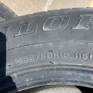 DUNLOP GRANDTREK DUNLOP AT23 285/60r18 イボ有り ほぼ新車外し 4本セット ダンロップ の画像2