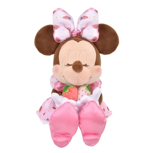 ディズニーストア ミニー ぬいぐるみ STRAWBERRY COLLECTION ミニーちゃん ミニーマウス Minnie Mouse 苺 いちご リボン