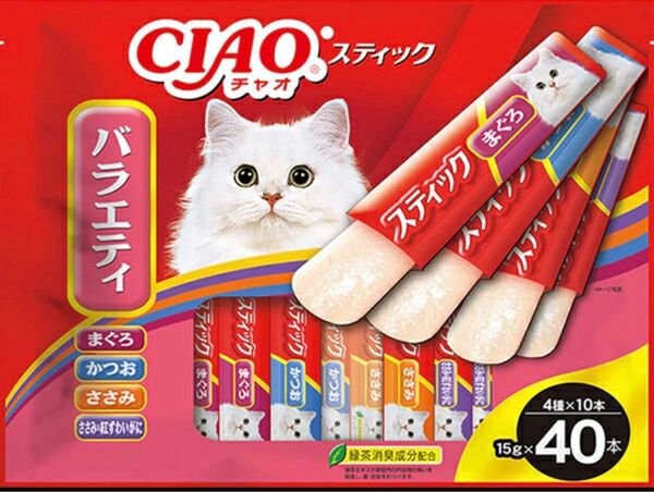 チャオ スティック バラエティ 15g×40本