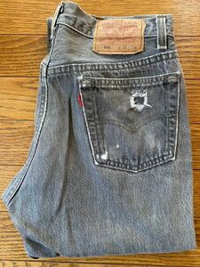 90s Levi's 501 先染め ブラック USA製 サークルR