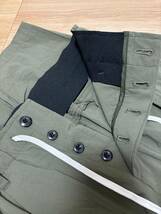 美品☆[KAZUYUKI KUMAGAI ATTACHMENT] 19AW ナイロンタスラン ストレッチ ワイドテーパードパンツ 2 KP92-006 日本製 カズユキクマガイ_画像5