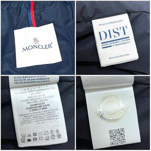 正規品 未使用 MONCLER モンクレール ライトダウンベスト DOUBS GILET DOWN VEST ジレ ジャケット ワッペンロゴ ネイビー 6 の画像6