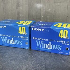 未使用保管品 Sony ソニー 3.5型 フロッピーディスク FD MFD-2HD 40MF2HDGEDV 75枚セット DOS/Vフォーマット済み / 65578の画像1