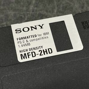 未使用保管品 Sony ソニー 3.5型 フロッピーディスク FD MFD-2HD 40MF2HDGEDV 75枚セット DOS/Vフォーマット済み / 65578の画像5