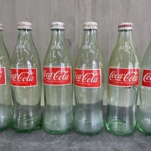 【空瓶】 83年有 コカコーラ スプライト ファンタ 大量セット グリーンボトル有 ボトル 瓶 ビン CocaCola 1リットル 1000ml/57128の画像5