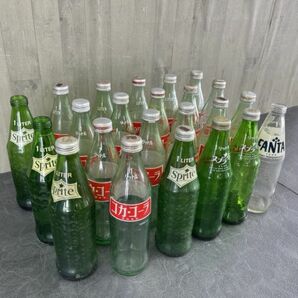 【空瓶】 83年有 コカコーラ スプライト ファンタ 大量セット グリーンボトル有 ボトル 瓶 ビン CocaCola 1リットル 1000ml/57128の画像1