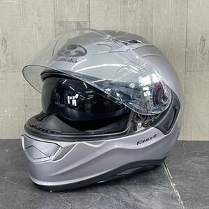 OGK KABUTO KAMUI3 full-face helmet [ used ] Kabuto Kamui 3 L size 59-60cm gray motorcycle supplies /57326