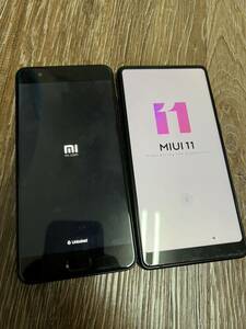 2台セット☆訳有ジャンク　Xiaomi Mi Mix 2 64GB Xiaomi Mi Note3 MCE8