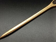 日本刀装具　笄　鳳の図　絵金　細工　金工品　銅製　刀剣美術　_画像3