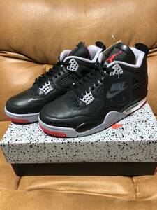 未使用　27.0 Nike Air Jordan 4 Retro Bred Reimagined リイマジンド　ナイキ ジョーダン us9