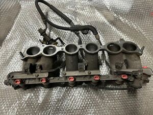 2jz-gte インテークマニホールド サージ インマニ 2jz アリスト スープラ インジェクター付き サージタンク jzs161 jza80 実働