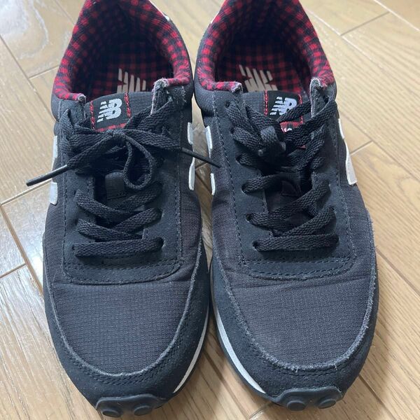 お値下げ！New Balance(ブラック/チェック) Ladys/23.5/EU7