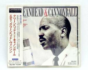 【 未開封 CD 1988年盤 】 CLEANHEAD AND CANNONBALL ／ EDDIE CLEANHEAD VINSON with the CANNONBALL ADDERLEY Quintet ◎ VDJ-1167