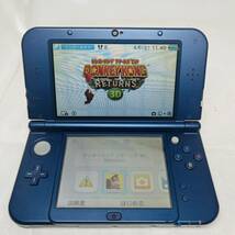 ★1円～ 動作確認済 New NINTENDO 3DSLL 本体 メタリックブルー 任天堂 送料全国520円 ニンテンドー metallic blue_画像3