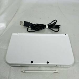 ★1円～ 美品 動作確認済 New NINTENDO 3DSLL 本体 パールホワイト 任天堂 送料全国520円 ニンテンドー Pearl White