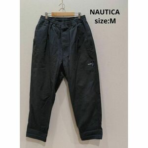 NAUTICA ノーティカ ウエストゴム チノパン チャコールグレー Ｍ