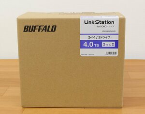 ◆未開封品◆ BUFFALO LS220DN0402B Link Station for SOHOシリーズ　外付ハードディスク 2ベイ/2ドライブ 4.0TB(2TB×2) (2745807)