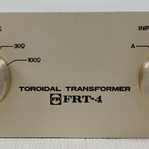 □現状品□ Fidelity-Research FRT-4 MC昇圧トランス TOROIDAL TRANSFORMER フィデリティーリサーチ （2761211）の画像3