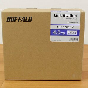 ◆未開封品◆ BUFFALO LS220DN0402B Link Station for SOHOシリーズ 外付ハードディスク 2ベイ/2ドライブ 4.0TB(2TB×2) (2745806)の画像1