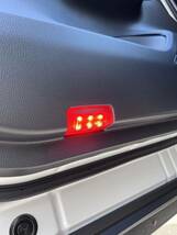 grazio LEDカーテシランプ　レッドEDITION グラージオ　カーテシ　トヨタ　汎用　レクサス　80ハリアー　ランクル　NX RX_画像5