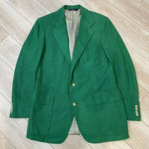  rare Polo by Ralph Lauren tweed jacket L size green tailored jacket gentleman old clothes green 1 start Polo Ralph Lauren 