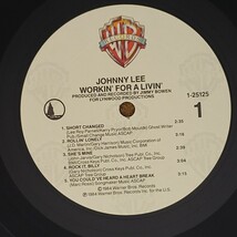 良盤屋◆LP◆【米ワーナー 輸入盤】 ジョニー・リー☆Johnny Lee/Workin' For A Livin'/1984◆Country◆P-4790_画像6