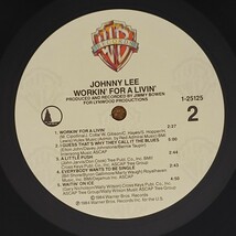 良盤屋◆LP◆【米ワーナー 輸入盤】 ジョニー・リー☆Johnny Lee/Workin' For A Livin'/1984◆Country◆P-4790_画像7