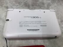 ジャンク 動作未確認 任天堂 Nintendo 3DS LL ホワイト 本体 SPR-001 現状品 24041602_画像4