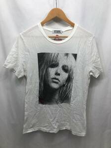 HYSTERIC GLAMOUR 半袖 Tシャツ COURTNEY LOVE コートニーラブ 女性 プリント メンズ M ホワイト ヒステリックグラマー 24040101i2