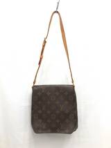 LOUIS VUITTON ショルダーバッグ ブラウン M51258 モノグラム ミュゼットサルサ ショートストラップ ルイヴィトン SS-265679_画像1