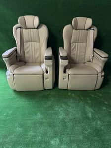 30 series Alphard Vellfire latter term executive lounge 2 row second seat captain seat beige leather leather AGH30GGH30AYH30