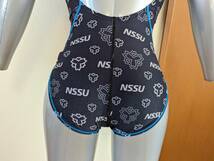 日本体育大学授業用 指定品 NSSU ミズノ 女子競泳水着 濃紺/青 サイズM_画像6