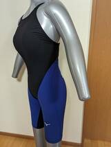 ミズノ MXソニック G3 ハーフスーツ 女子競泳水着 N2MG8711 黒/青 サイズXL_画像5