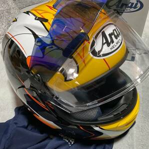 Arai アライ RX-7X KENNY ROBERTS ケニーロバーツ Lサイズ オプションフルセット 美品クラス 無落下無転倒の画像4