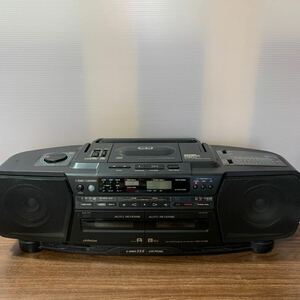 Victor ビクター CDラジカセ LIVE PHONIC RC-X75 1991年製 ジャンク CD ラジオ カセット オーディオ機器 音楽 趣味 (石858