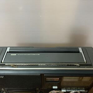 1円スタート SONY/ソニー CASSETTE-CORDER CF-5950 1980年製 通電確認済 5バンド ラジカセ オーディオ機器 ラジオ カセット レトロ (石912の画像2